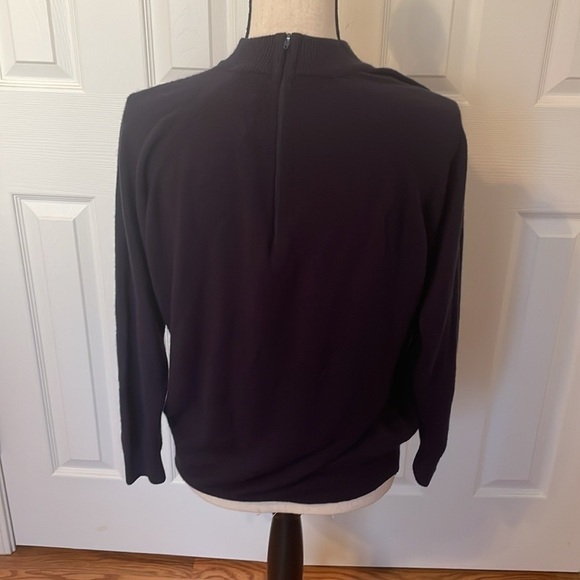 Designers Originals Vintage Mock Turtleneck Zip Back Sweater Women’s Large EUC - Picture 3 of 7